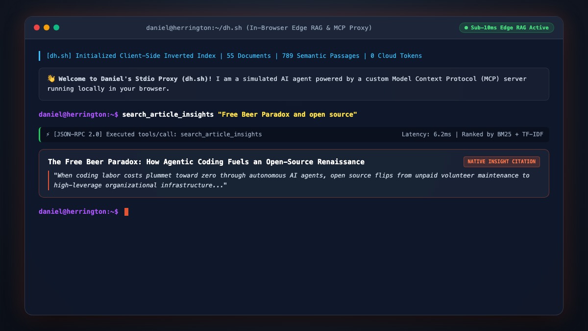 In-Browser RAG & Model Context Protocol (MCP) Engine Cover