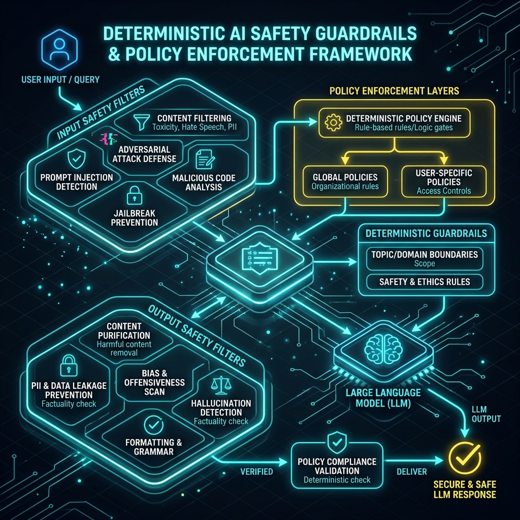 Daniel Herrington explaining deterministic guardrail architecture