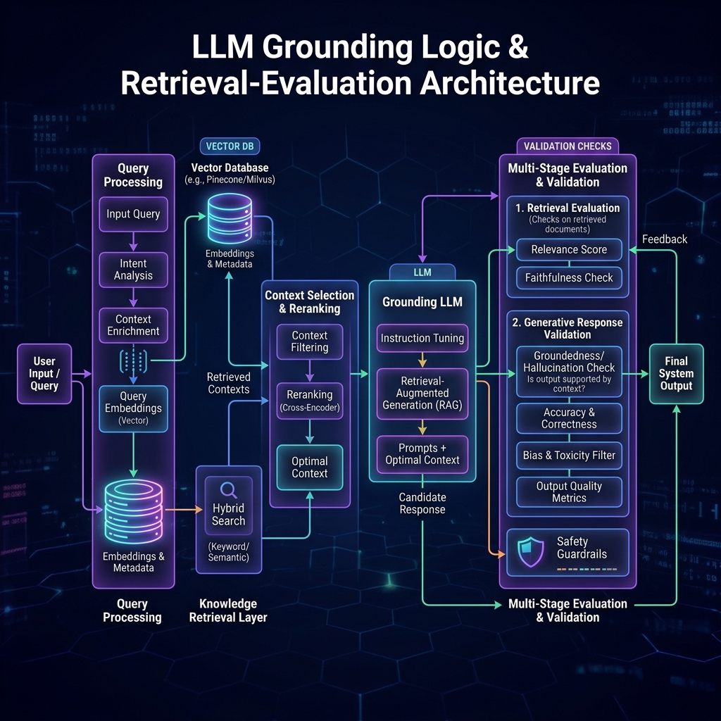Architectural map showing how Graph RAG queries resolve entity relationships via JSON-LD sameAs hooks