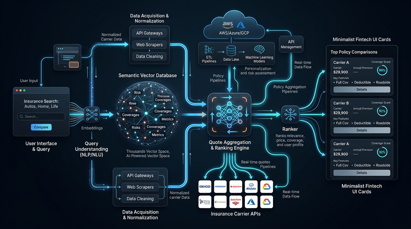 AI Application in Insurance Comparison Search Engines: Deterministic Tool Orchestration vs. Autonomous Agents Cover