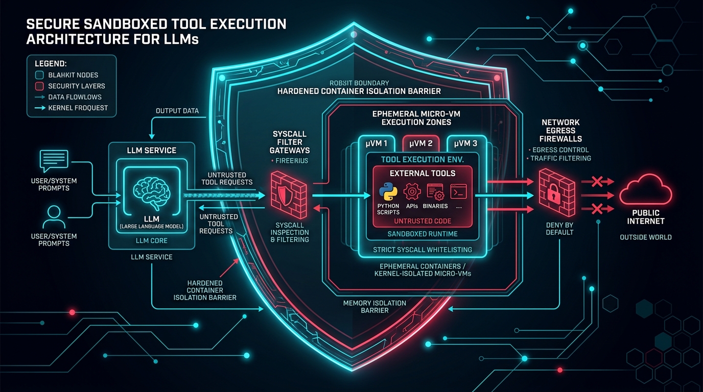 Securing Tool Execution Environments for LLMs: Enterprise Sandboxing and Deterministic Orchestration Cover