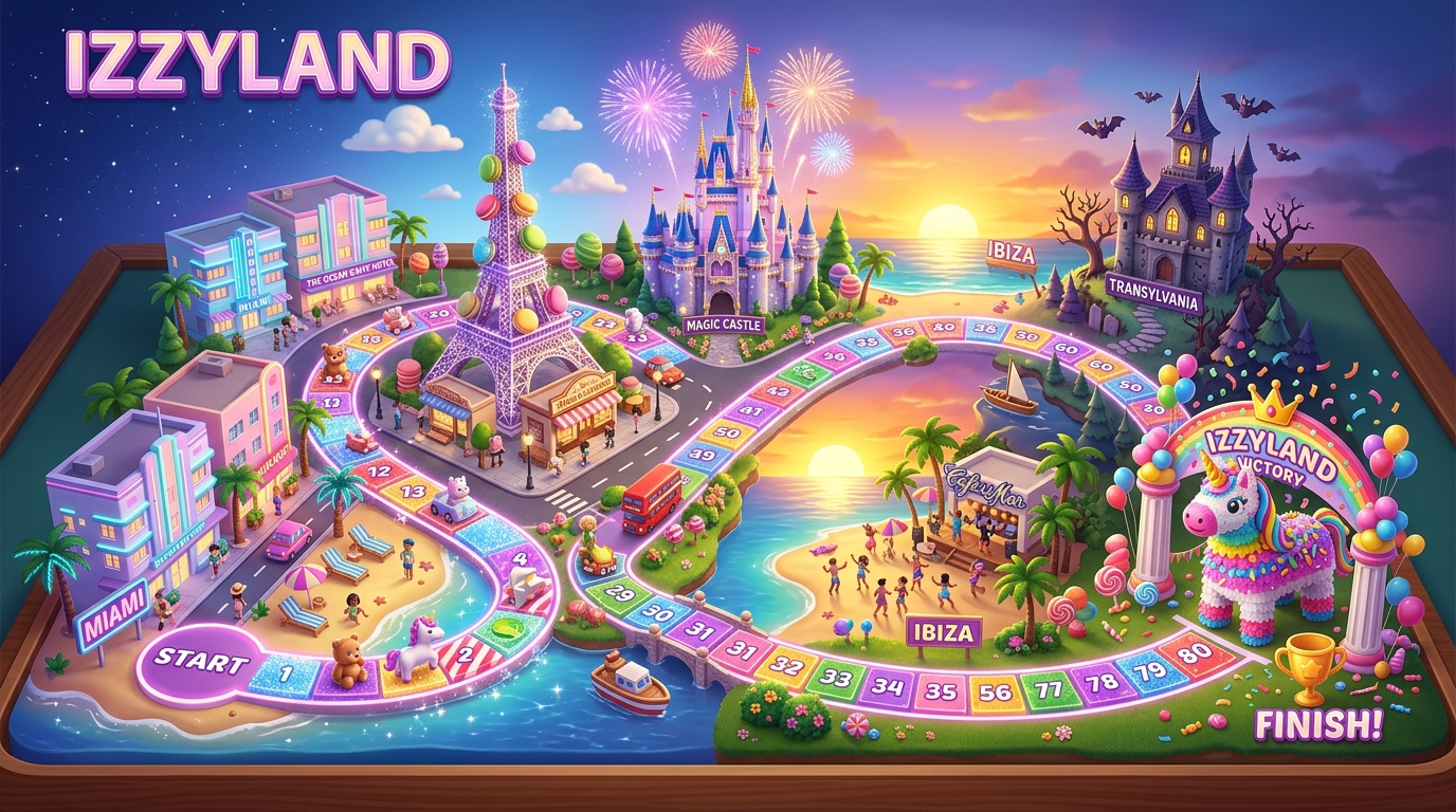 Izzyland ✨ The Candyland Adventure Cover