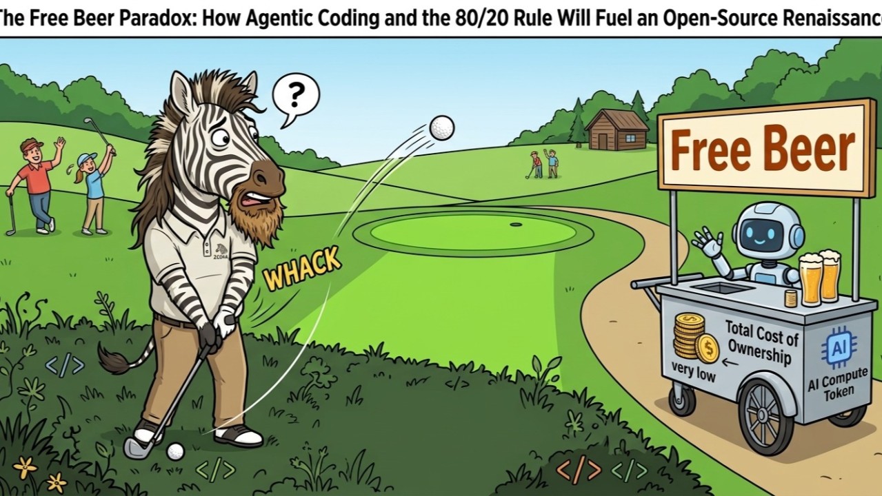 The Free Beer Paradox: How Agentic Coding and the 80/20 Rule Will Fuel an Open-Source Renaissance Article Cover